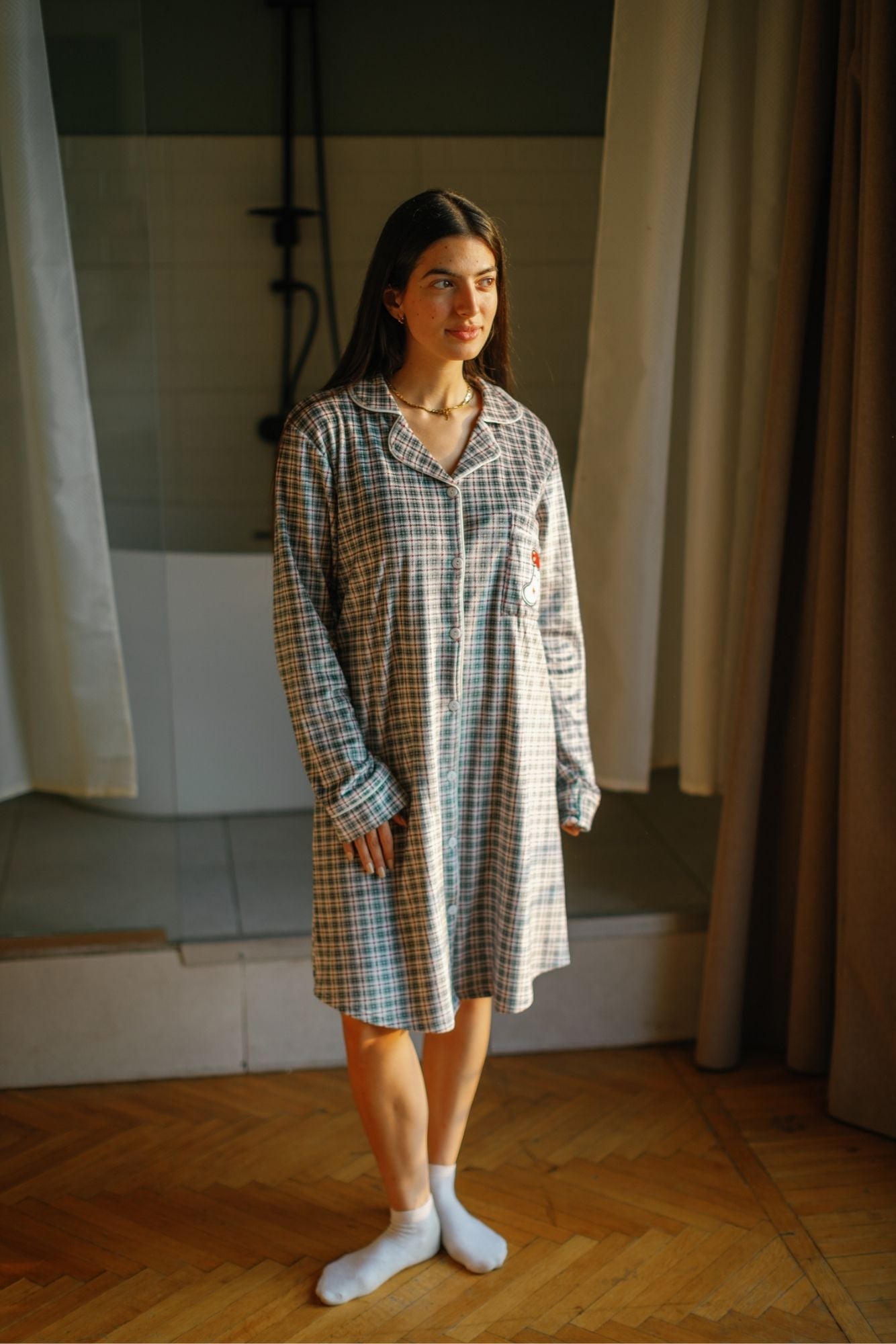 Checked Nightshirt
