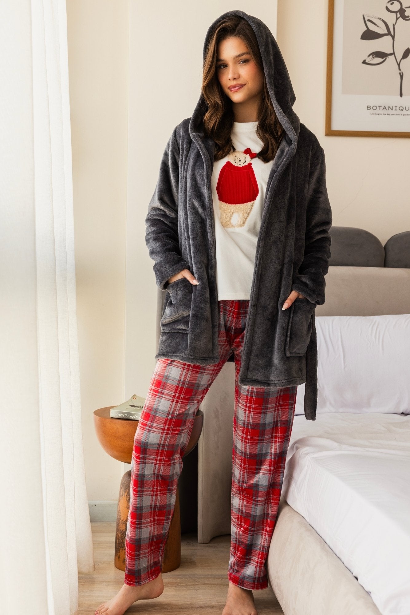 "BEAR" 3Pcs Pajama Set