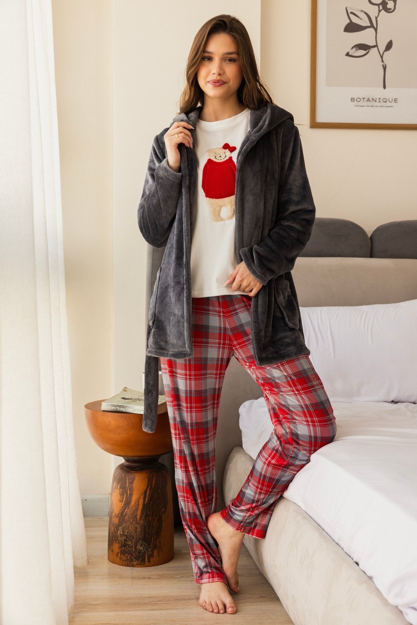 "BEAR" 3Pcs Pajama Set