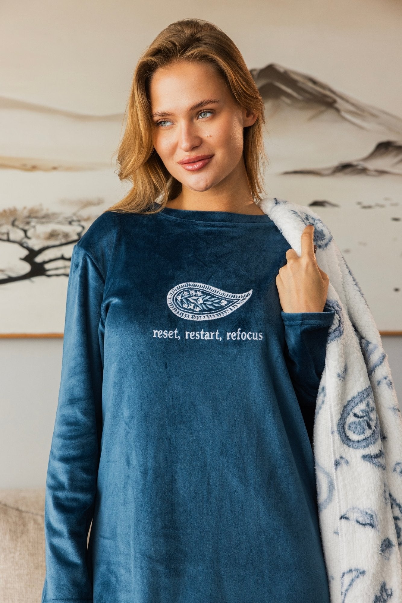 "Restock" Nightshirt With Robe