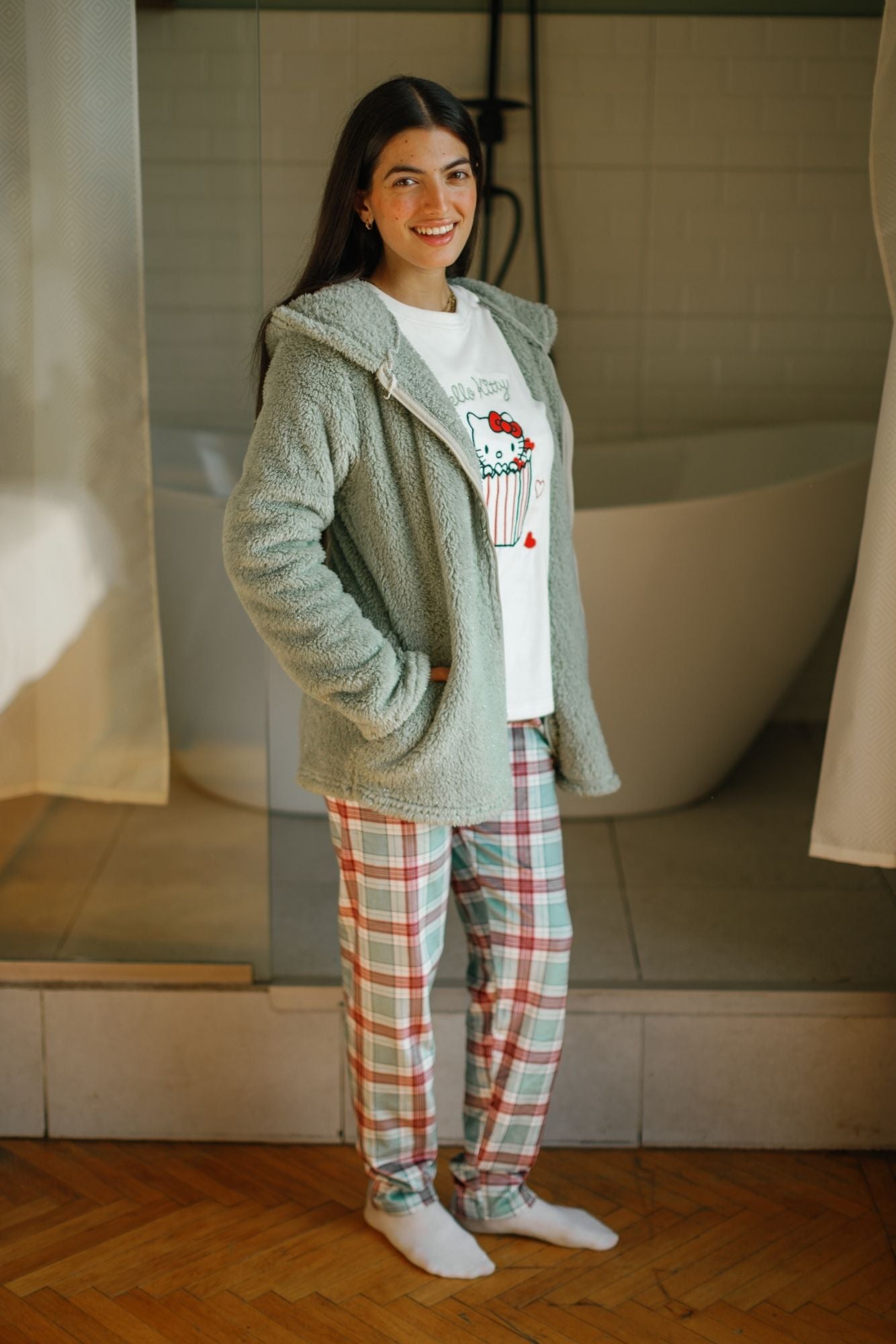 Hello Kitty 3Pcs Pajama Set