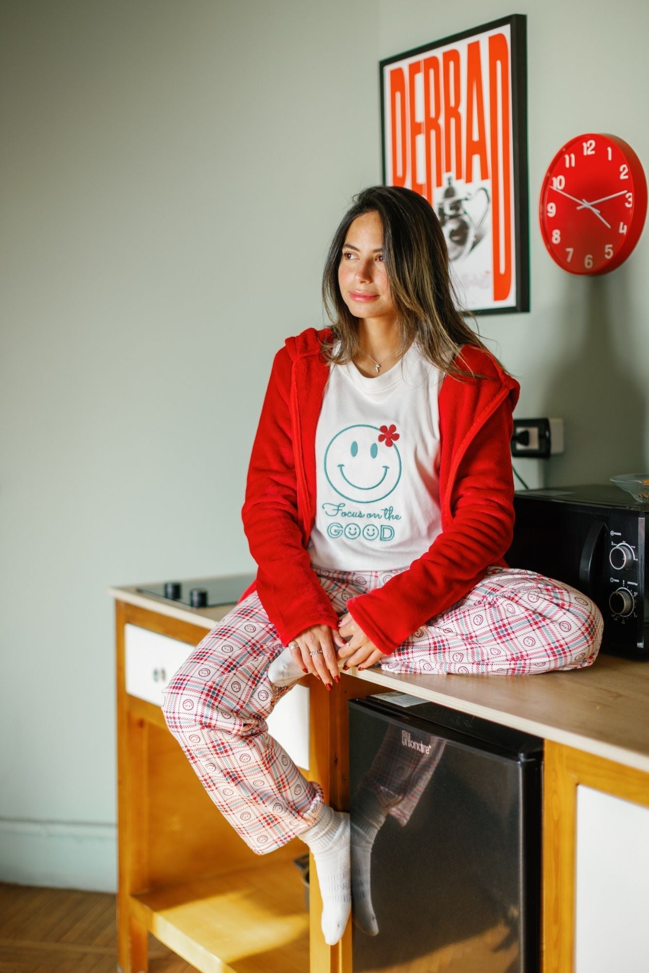"GOOD" 3Pcs Pajama Set