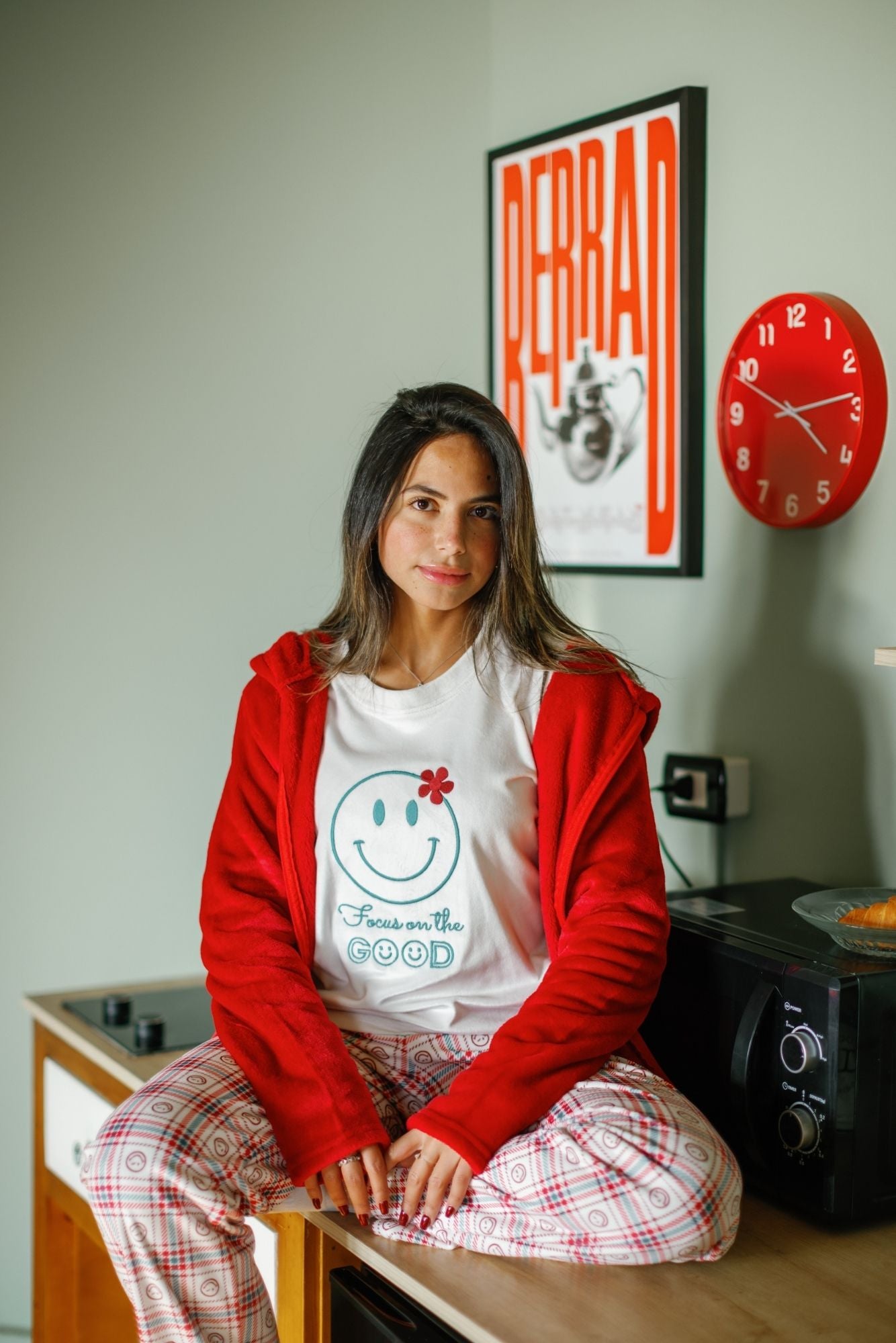 "GOOD" 3Pcs Pajama Set