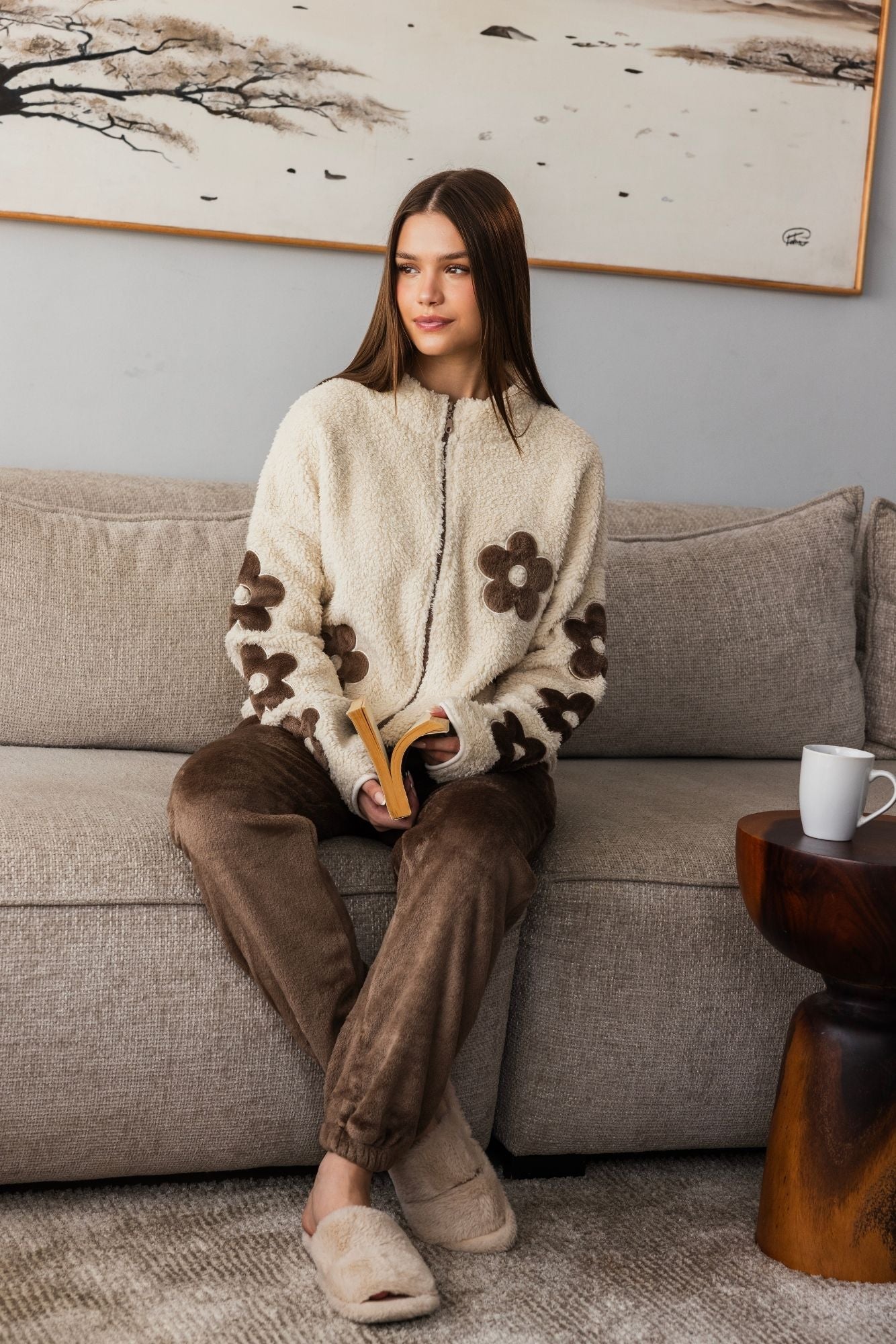 "Mocha " Pajama Set