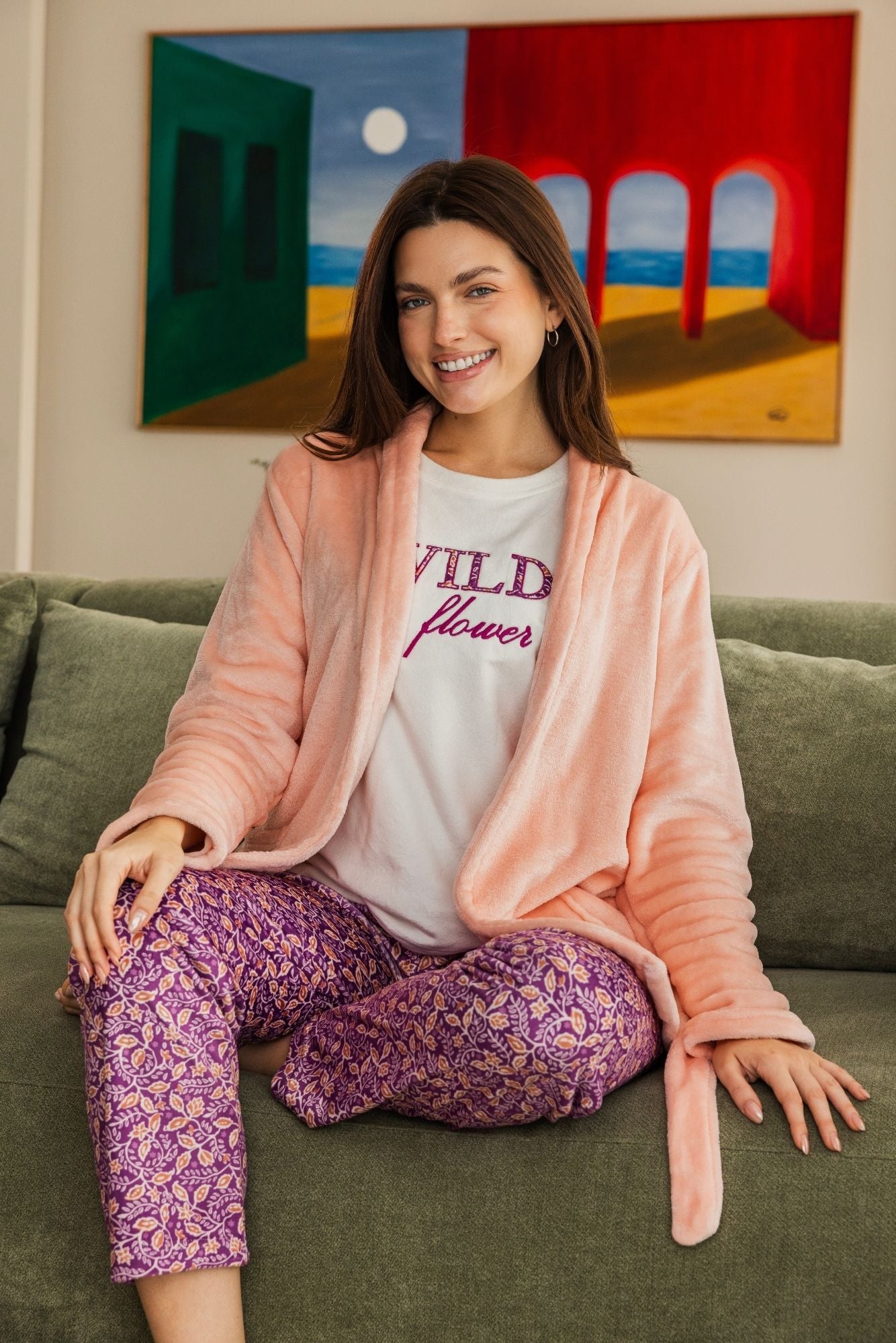 "WILD" 3Pcs Pajama Set