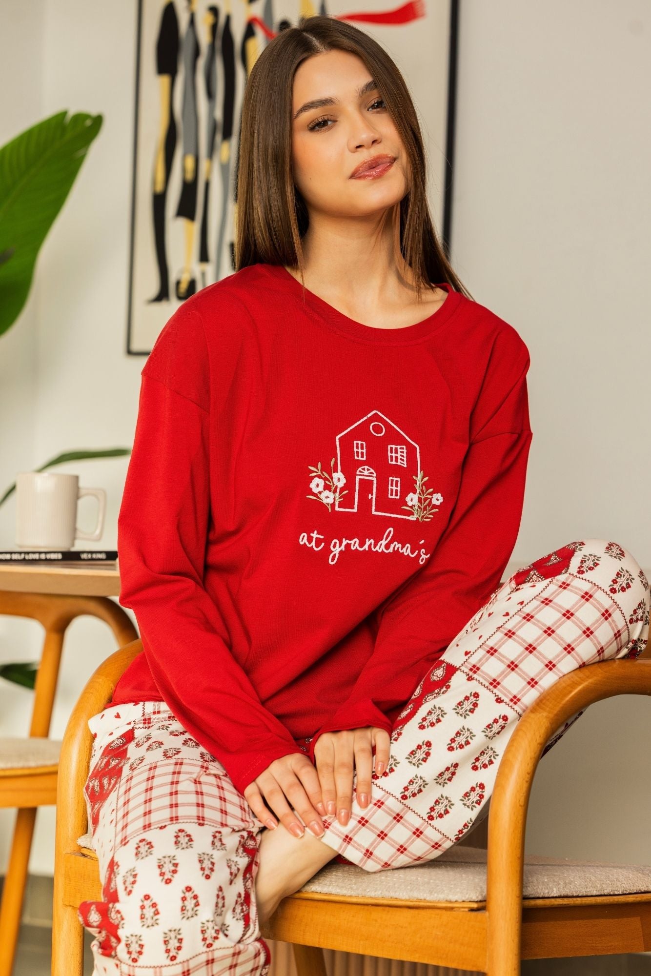 "at grandma's" Pajama set