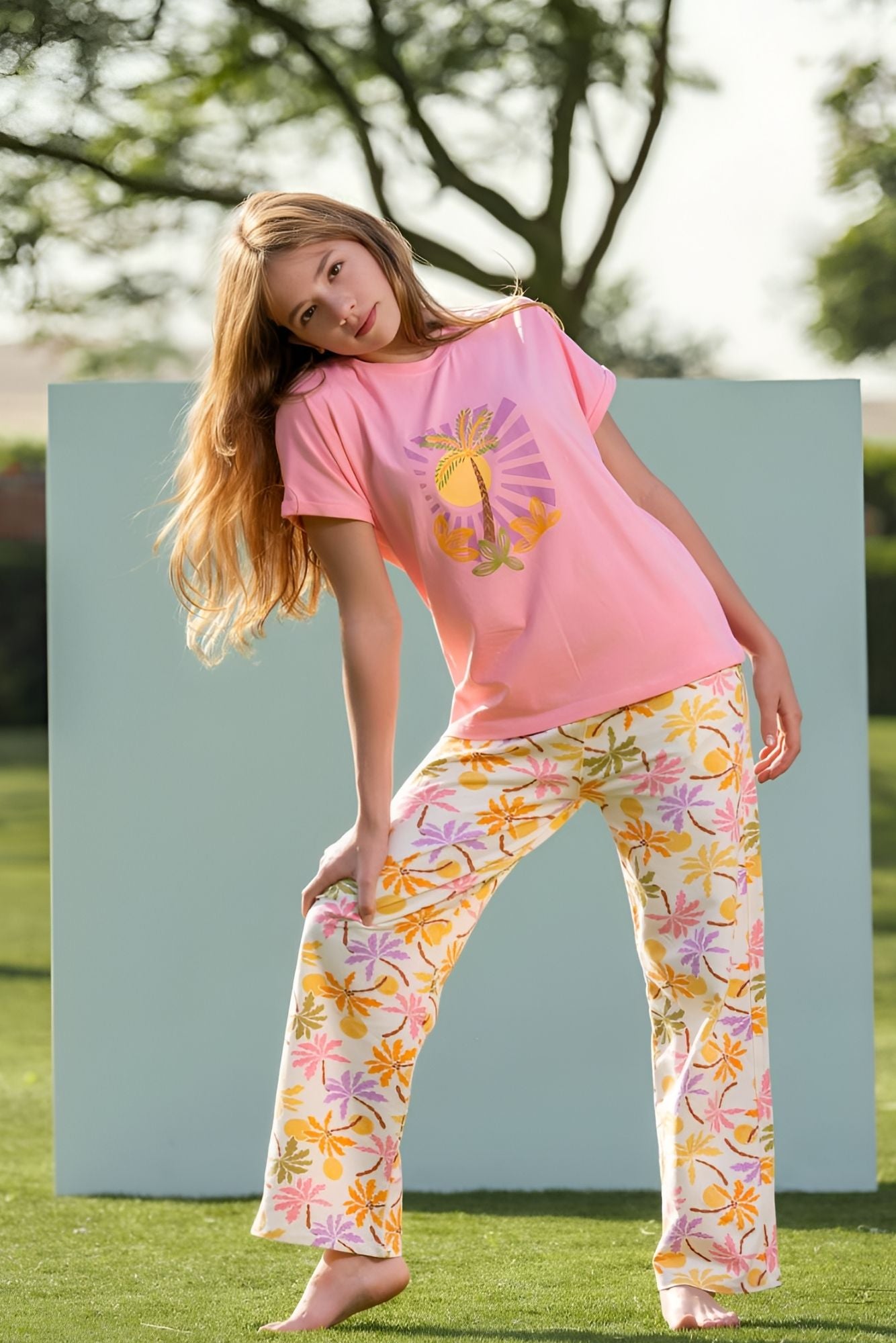 "Summer Vibes" Pajama Set