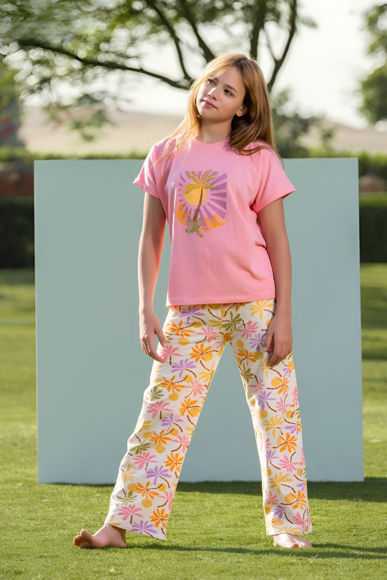 "Summer Vibes" Pajama Set