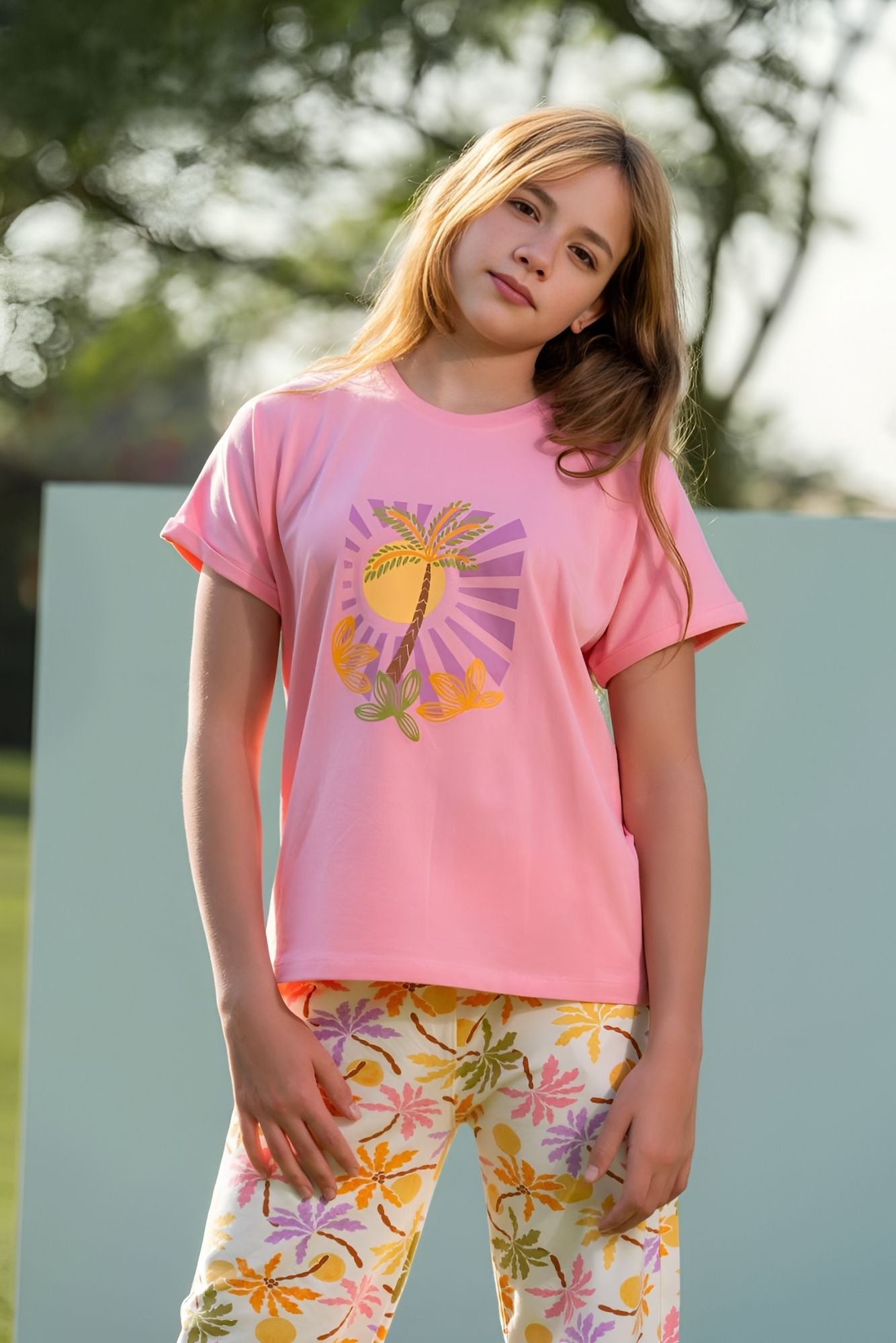 "Summer Vibes" Pajama Set