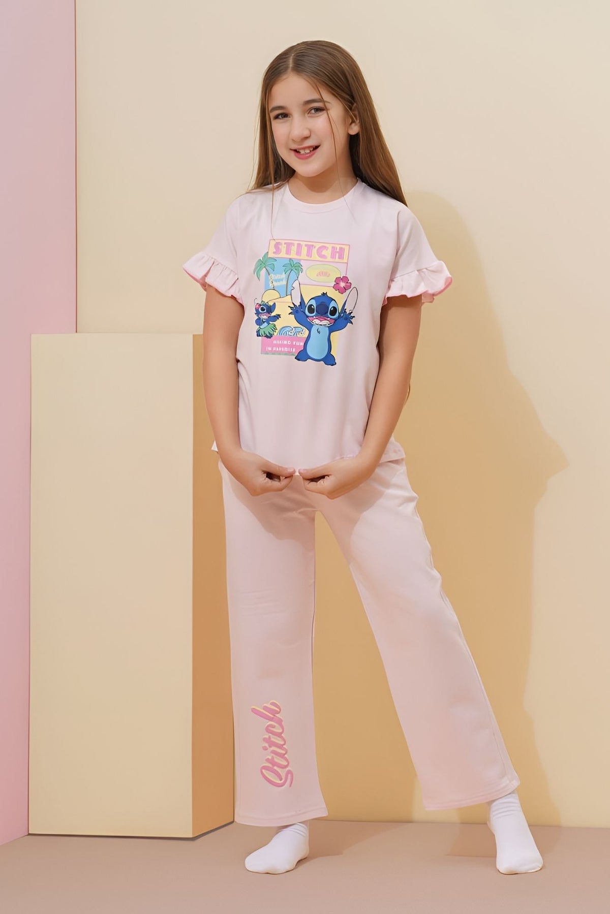 "Stitch" Pajama Set