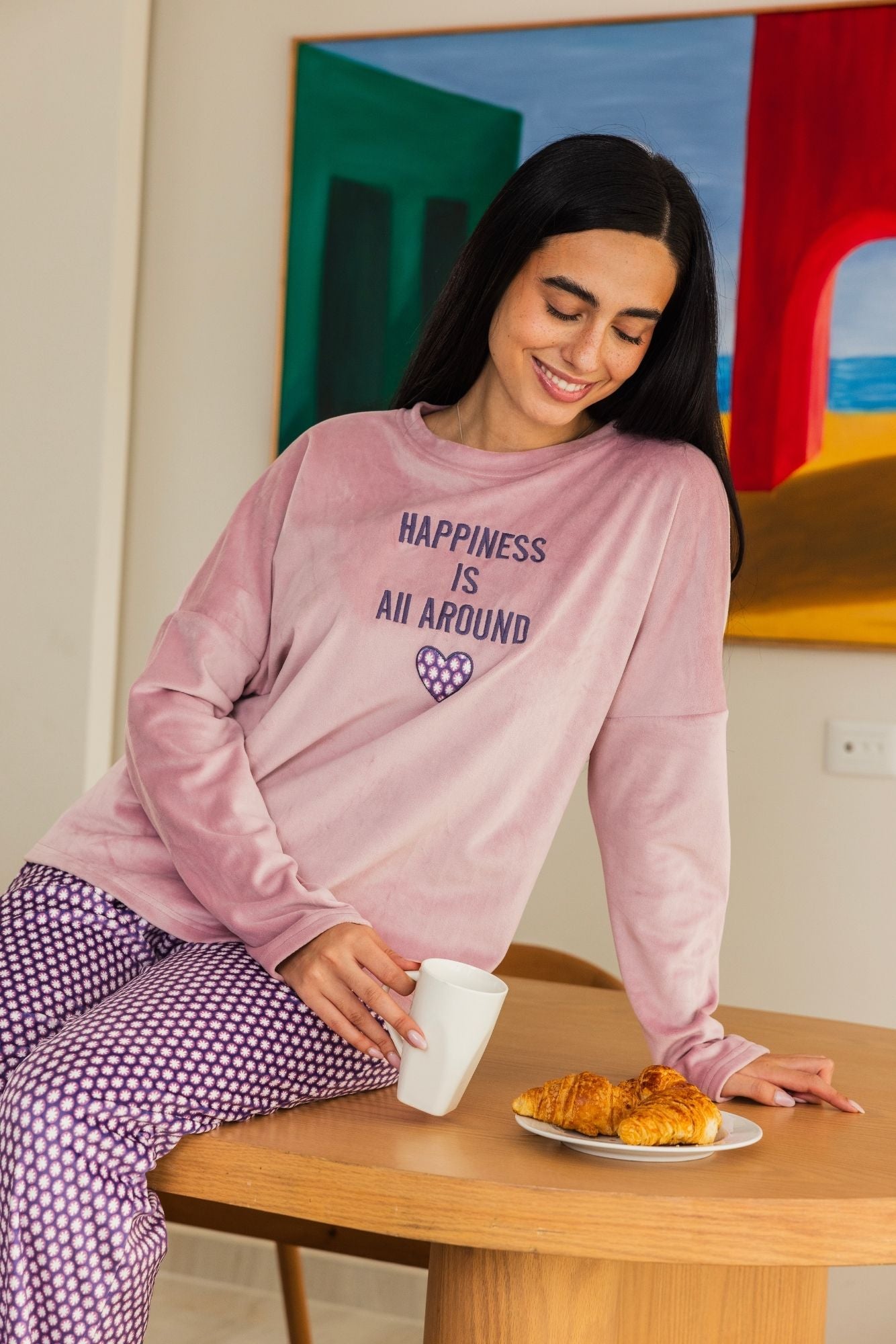 "Happiness" Pajama Set