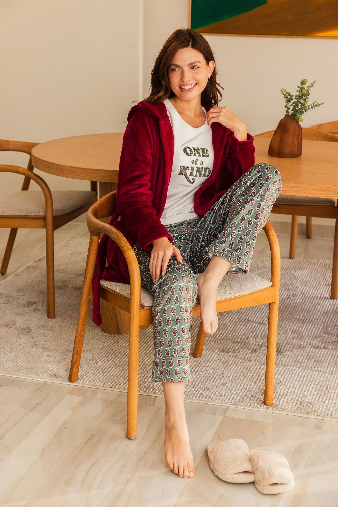 "One Of Kind" 3Pcs Pajama Set