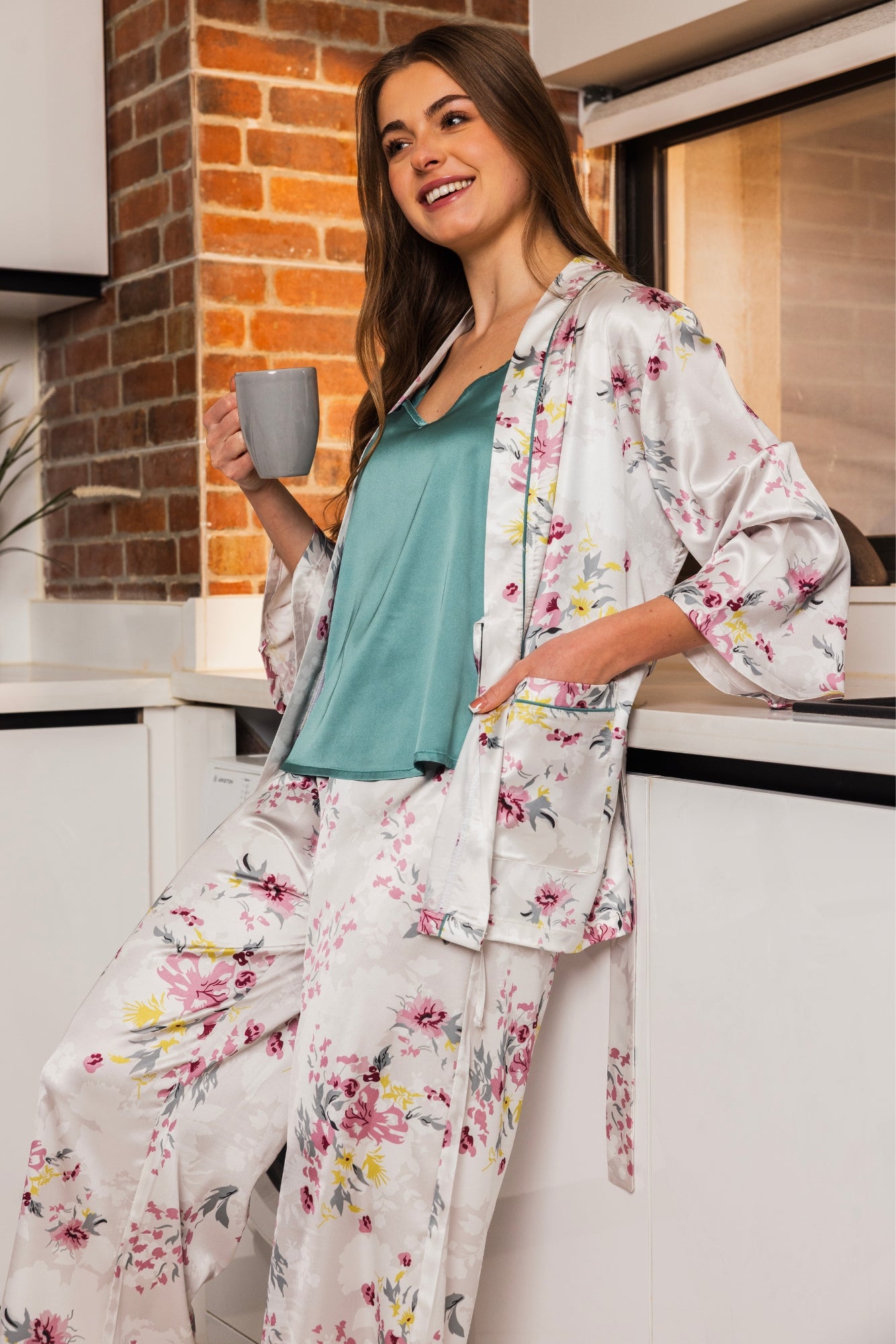 Floral Breeze Pajama Set