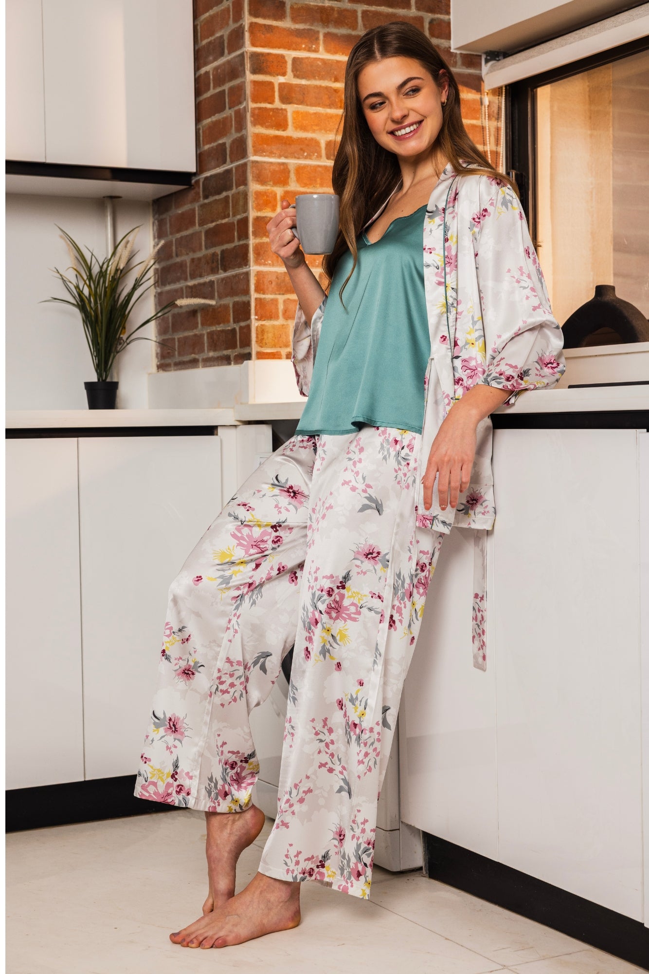 Floral Breeze Pajama Set