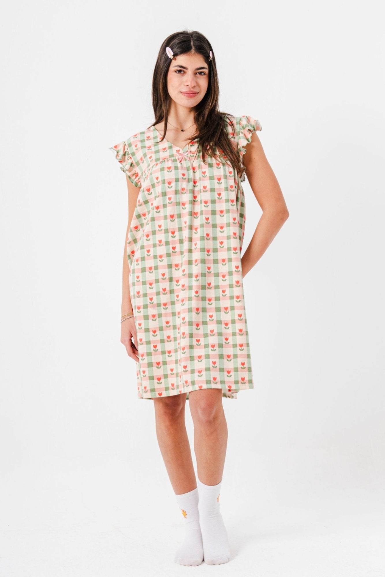 Tulip Check Nightshirt