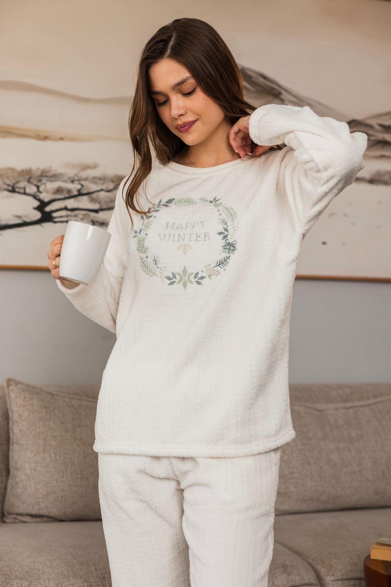 "Happy Winter" Pajama Set