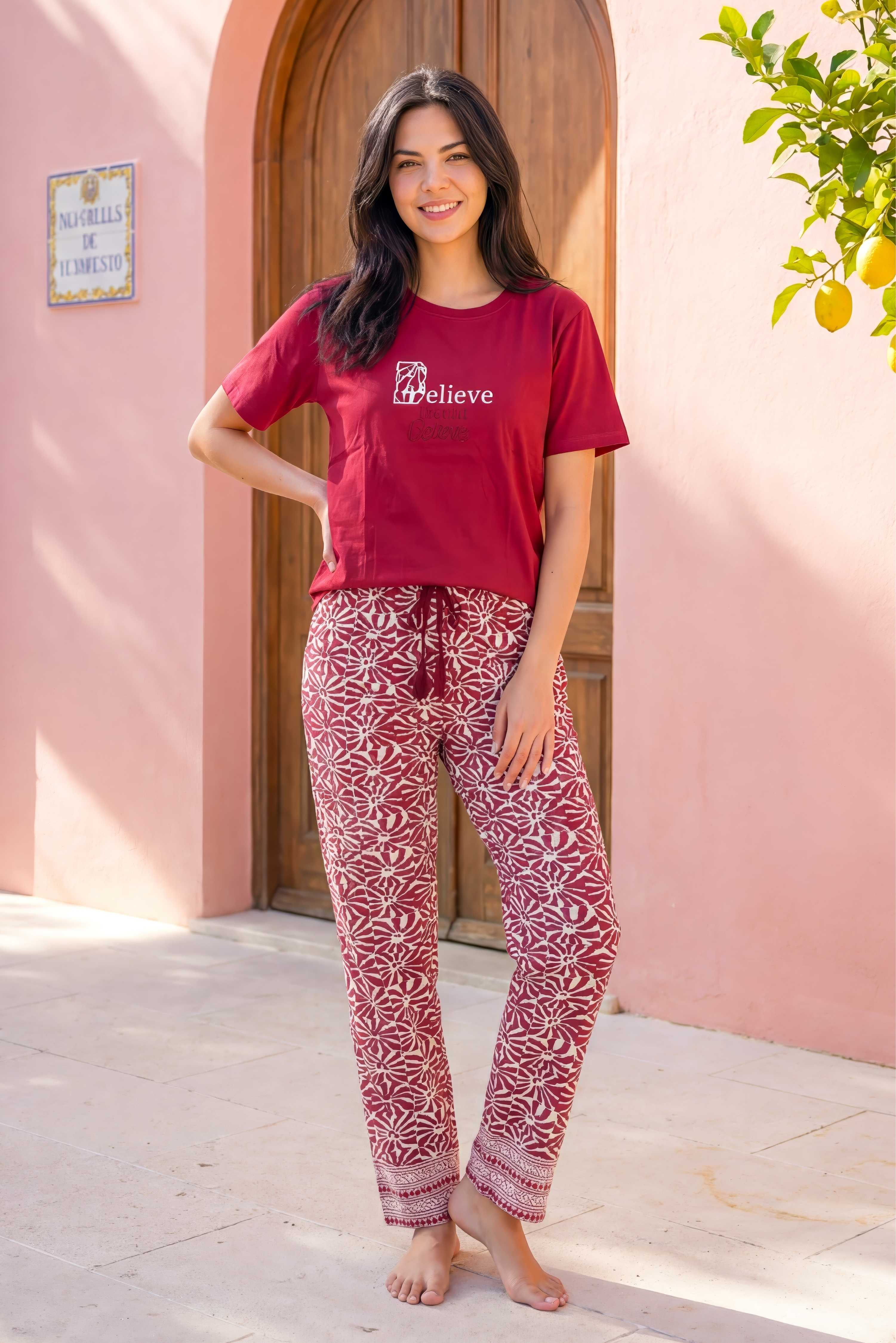 "Believe" pajama set
